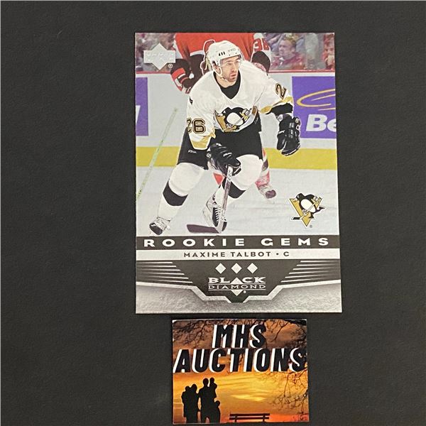 MAXIME TALBOT 2006 ROOKIE TRIPLE DIAMOND CARD (ref67)