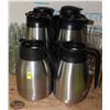 Image 1 : LOT OF 6 ASSORTED COFFEE CARAFE'S