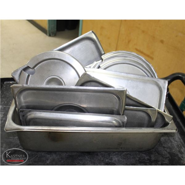 FULL SIZE S/S INSERT 6" DEEP W/ ASSORTED INSERT