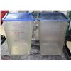Image 1 : PAIR OF CAMBRO 22 QUART DRY STORAGE BINS /W LIDS