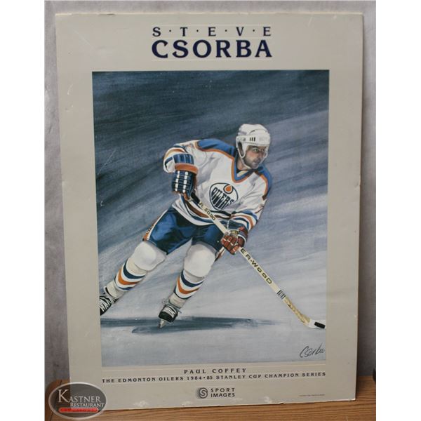 EDMONTON OILERS PAUL COFFEY PRINT