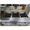 Image 2 : FRYMASTER TRIPLE DEEP FRYER ON CASTORS /W 6