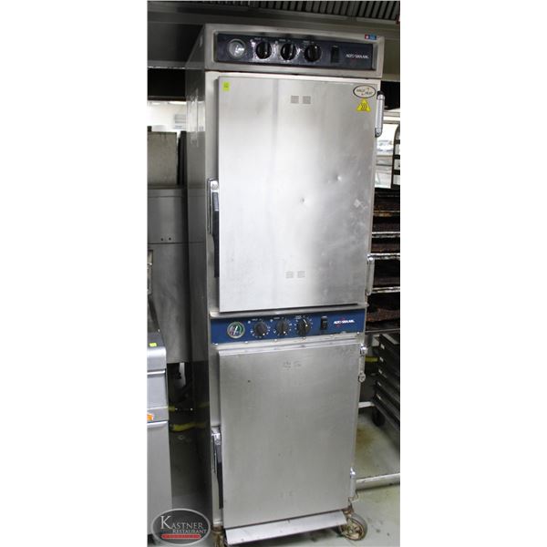 ALTO-SHAAM DOUBLE HOT HOLDING CABINET ON CASTORS