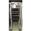 Image 1 : ALUMINUM BUN RACK ON CASTORS /W 5 MUFFIN PANS