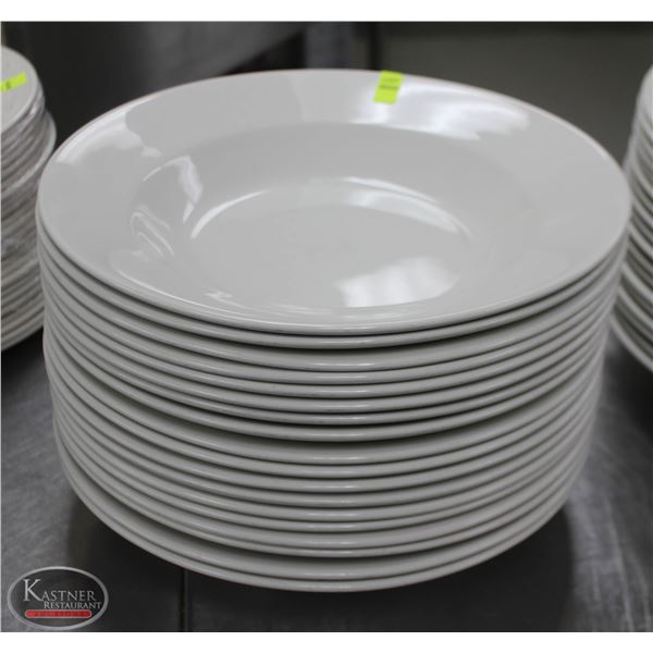 LOT OF 18 12" PASTA BOWLS