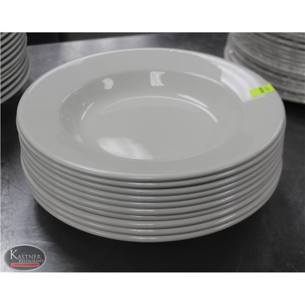 LOT OF 10 11" PASTA BOWLS