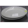 Image 1 : LOT OF 4 SERVING PLATERS 14"X11"