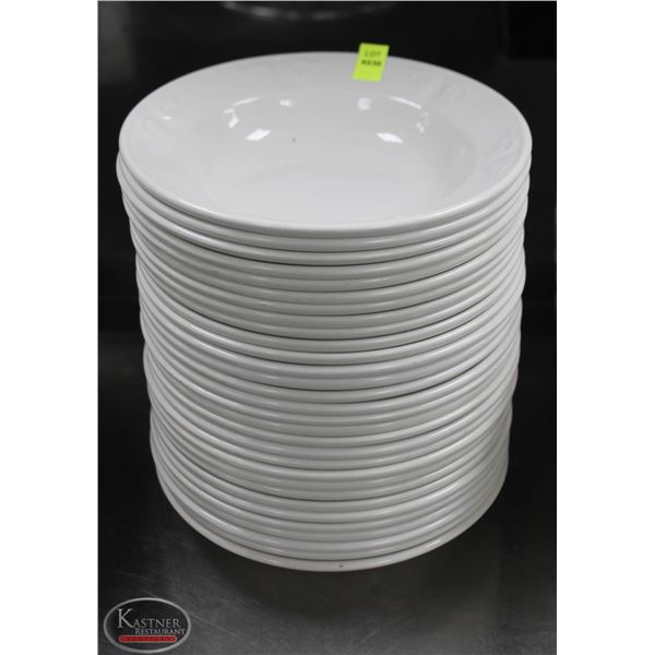 LOT OF 30 8.5" SOUP BOWLS