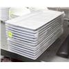 Image 1 : LOT OF 13 RECTANGLE PLATES 14"X6.5"