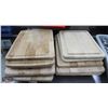 Image 1 : LOT OF 16 ASSORTED WOODEN CUTTING BOARDS