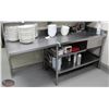 Image 1 : SINGLE WELL SINK WITH WORK TOP AND UNDER STORAGE