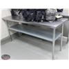 Image 1 : S/S WORK TABLE WITH UNDERSHELF