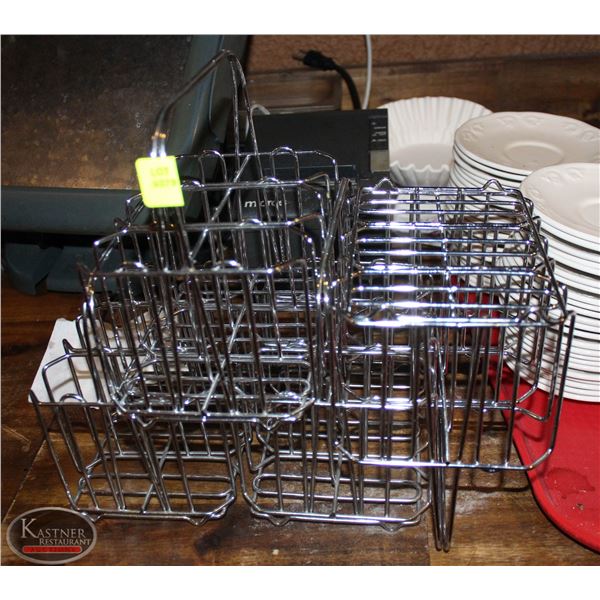 LOT OF 4 WIRE JAM RACKS