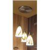 Image 1 : LOT OF 3 HANGING CLUSTER LIGHT FIXTURE
