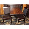 Image 1 : DINING TABLE WITH FOUR DINING CHAIRS