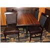 Image 1 : DINING TABLE WITH FOUR DINING CHAIRS