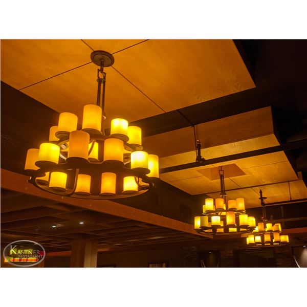 LOT OF 3 CHANDELIERS