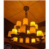 Image 2 : LOT OF 3 CHANDELIERS