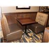 Image 1 : PAIR OF BOOTHS WITH DINING TABLE