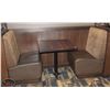 Image 1 : PAIR OF BOOTHS WITH DINING TABLE
