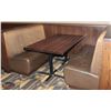Image 1 : PAIR OF BOOTHS WITH DINING TABLE