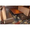 Image 1 : PAIR OF BOOTHS WITH DINING TABLE