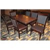 Image 1 : DINING TABLE WITH 6 DINING CHAIRS