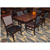 Image 1 : TWO DINING TABLES WITH 6 DINING CHAIRS