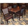 Image 1 : TWO DINING TABLES WITH 6 DINING CHAIRS