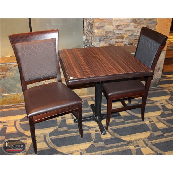 DINING TABLE WITH 2 DINING CHAIRS