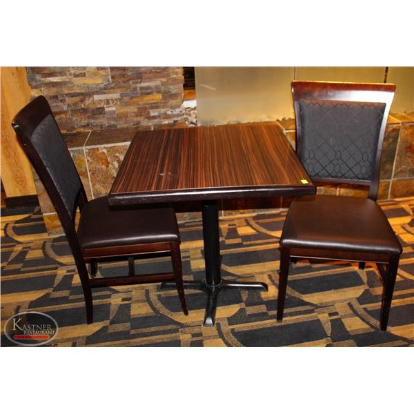 DINING TABLE WITH 2 DINING CHAIRS