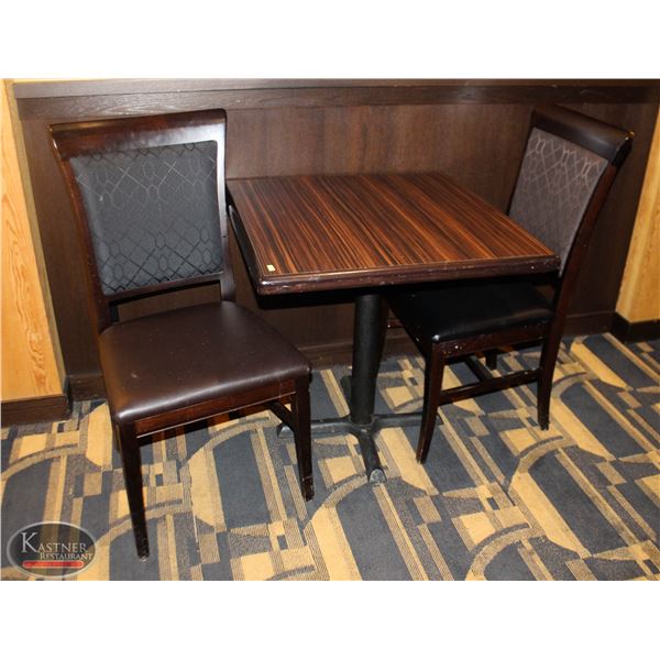 DINING TABLE WITH 2 DINING CHAIRS