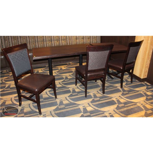 2 DINING TABLES WITH 3 DINING CHAIRS