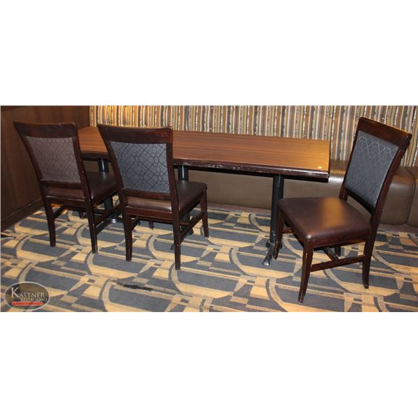 2 DINING TABLES WITH 3 DINING CHAIRS