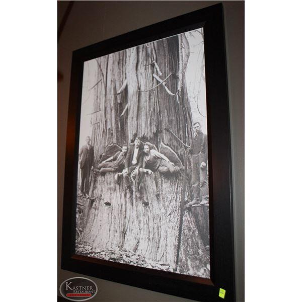 FRAMED CANVAS PRINT 30"X42