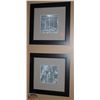 Image 1 : LOT OF 2 FRAMED AND MATTED PICTURES