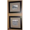 Image 1 : LOT OF 2 FRAMED AND MATTED PICTURES