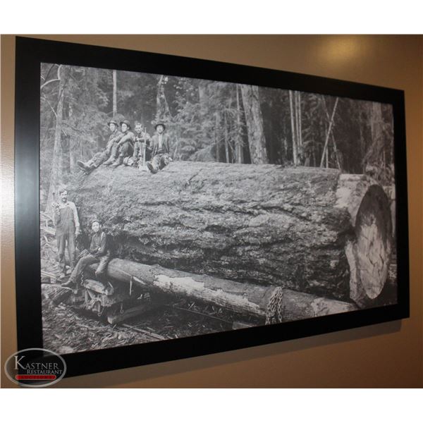 LARGE FRAMED CANVAS PRINT 64"X41"