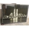 Image 1 : NEW YORK CITY SKYLINE FRAMED AND MATTED 47.5"X35.5"