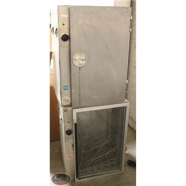 LOT OF TWO PROOFING CABINETS