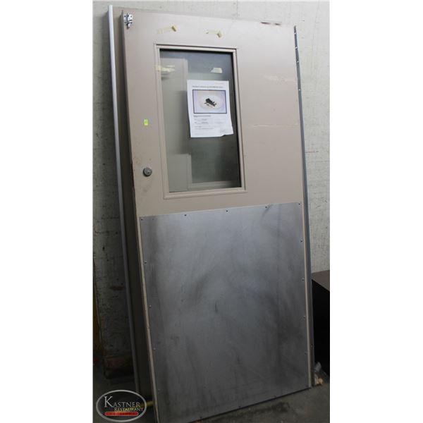 SET OF TWO COMMERCIAL DOORS
