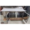 Image 6 : NEW 67" S/S REFRIGERATED PIZZA PREP TABLE