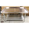 Image 2 : NEW 30"X48"X24" STAINLESS STEEL EQUIPMENT STAND W/