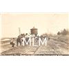 Image 1 : Laying New Track Building Railroads in America Uniontown, Kansas Photo Postcard