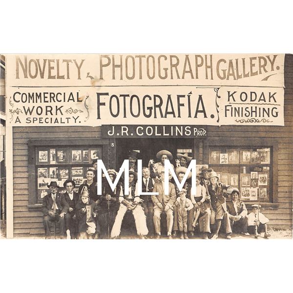Novelty Photograph Gallery Fotografia Front People In Costume Photo Postcard