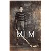 Image 1 : Photo Hockey Player in Uniform Postcard Imprinted R. Wright Tilton, New Hampshire