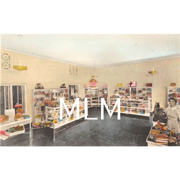 Taylor's Tropical Sweets Citrus Fruit Candy Store Interior Davenport, Florida Postcard