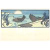 Image 17 : Gisbert Combaz La Mer Scenes of Ocean & Fisherman Set of 12 Postcards