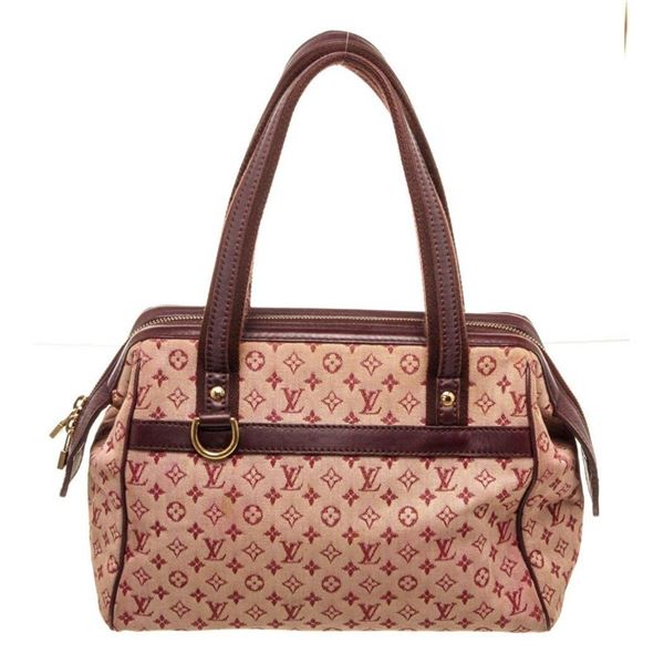 Louis Vuitton Red Leather Josephine PM Shoulder Bag