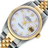 Image 2 : Rolex Mens 2 Tone Mother Of Pearl VS Diamond 36MM Datejust Wristwatch